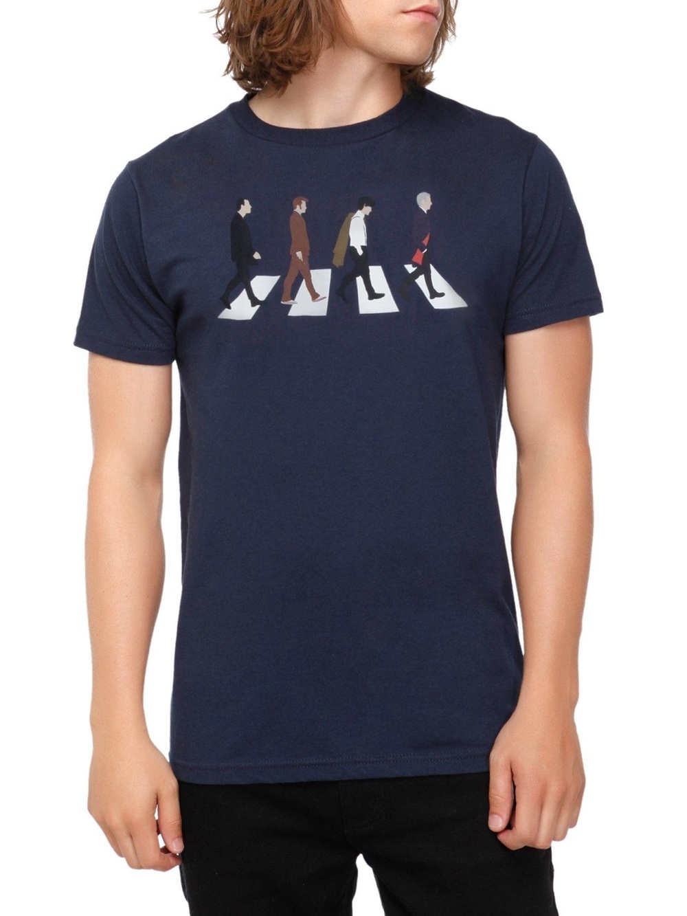 Gently Used Doctor Who Crosswalk T-shirt - Size Medium - Hot Topic